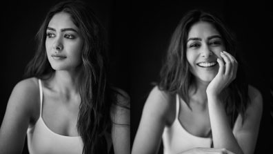 Mrunal Thakur Flaunts Her Quirky Moods in the Latest Monochrome Photoshoot!