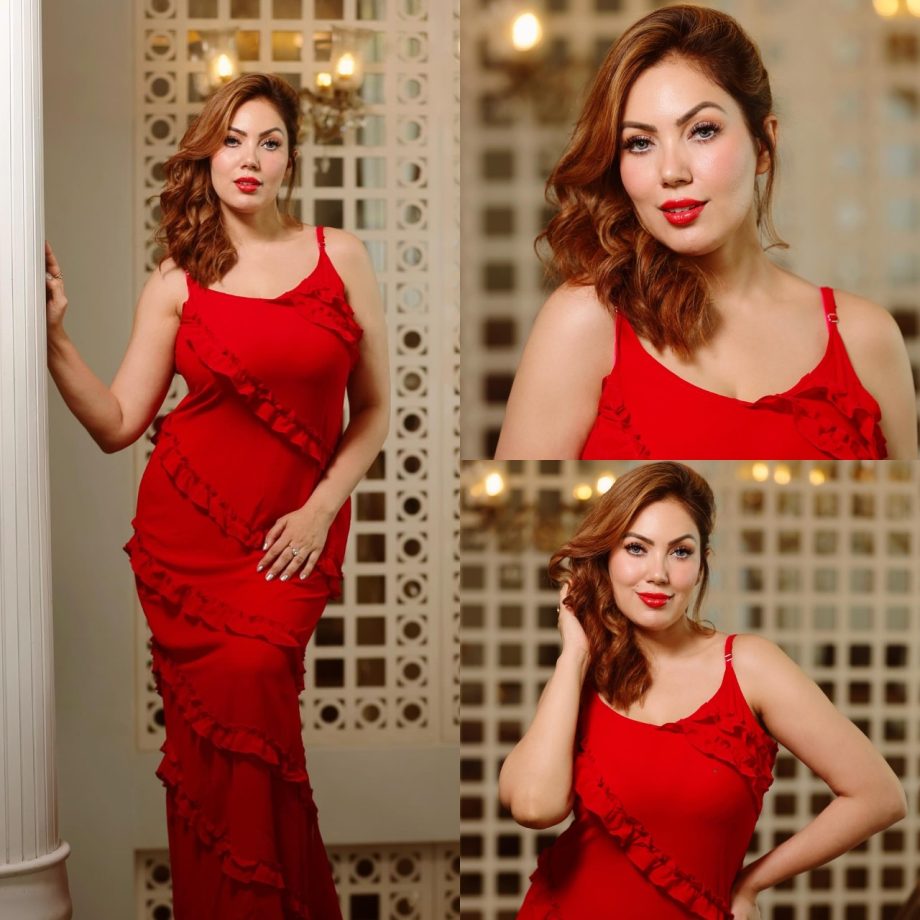 Munmun Dutta Vs. Nia Sharma: Who Looks Breathtakingly Beautiful In Red Ruffle Dress? 895035