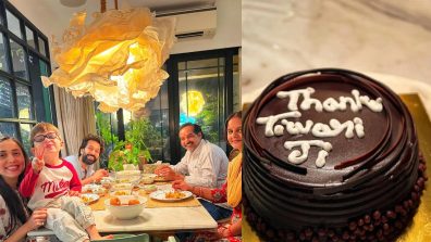 Nakuul Mehta Bid Adieu to His Driver with a Scrumptious Dinner and a Farewell Cake. See Photos!