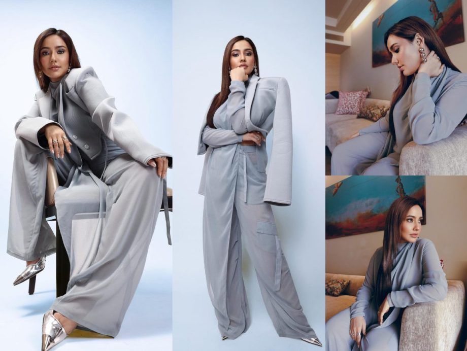 Neha Sharma Gives Bossy Vibe In Grey Blazer Set For Illegal Season 3 896523