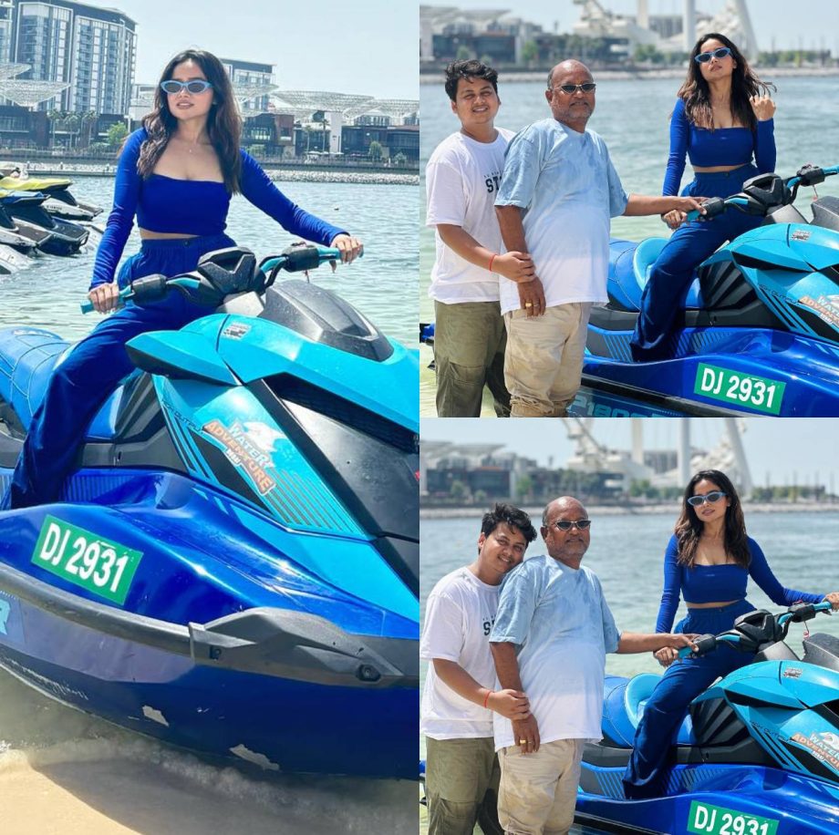 [Photos] Jhalak Dikhla Jaa 11 Winner Manisha Rani Channels Rider Vibes In Dubai, Poses In Blue Co-ords 896872