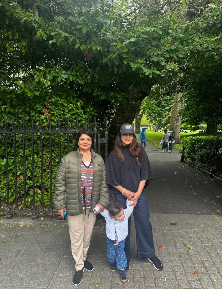 Priyanka Chopra Enjoys Family Time With Her Mother Madhu Chopra, and Cute Daughter Malti Marie in Ireland 894483