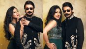 Prosenjit Chatterjee Poses With His Co-Star Rituparna Sengupta In Traditional Looks