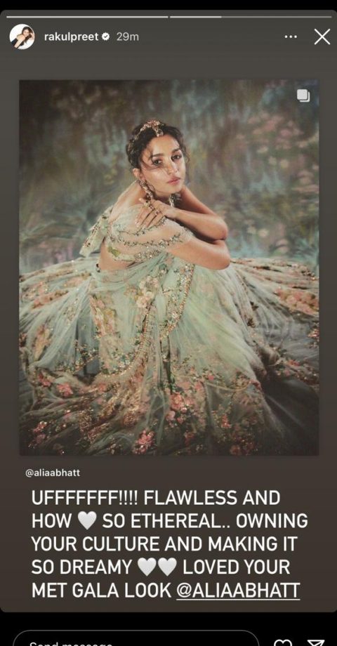 Rakul Preet Singh Marvels at Alia Bhatt's Met Gala Glam, Call Her 'Flawless' 894199