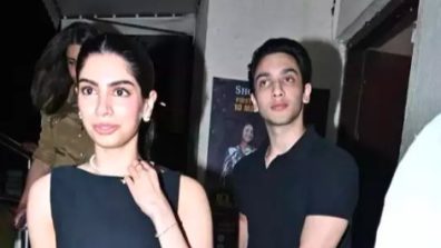 Rumored couple Khushi Kapoor & Vedang Raina make an appearance together at ‘Mr. & Mrs. Mahi’ screening