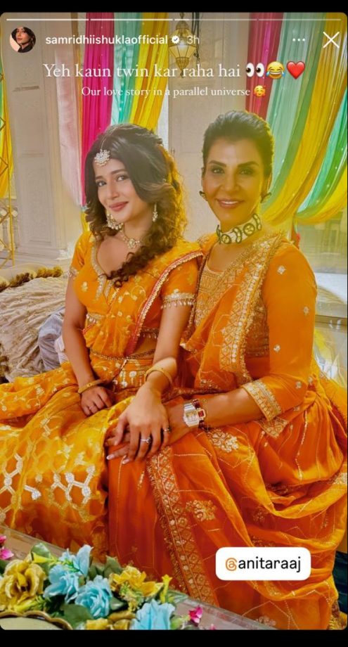 Samridhii Shukla And Anita Raaj's Striking Twinning Moment On The Set Of Yeh Rishta Kya Kehlata Hai; Check Here 897848
