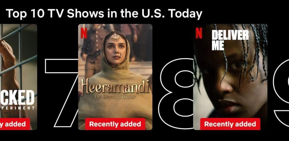 Sanjay Leela Bhansali's Heeramandi: The Diamond Bazaar is creating examples of success! Trending at #1 in India, #4 in UK and #7 in US on Netflix! 893622