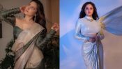 Sanjeeda Shaikh In Organza Saree Or Rashami Desai In Metallic Saree: Who Slays In Classy Saree Look? 897769