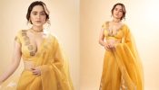 Sanjeeda Shaikh Looks Stunning in a Yellow Satin Lehenga Set, See Photos! 895238