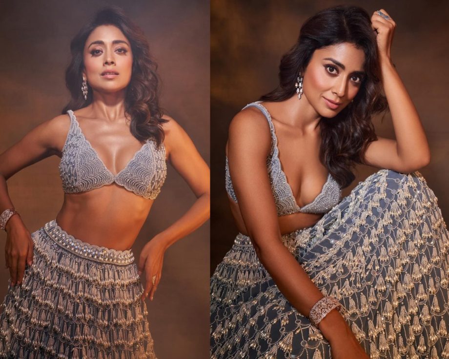 Saree Or Lehenga: Explore The Latest Shriya Saran’s Exquisite Ethnic Outfits For Wedding Season 896491