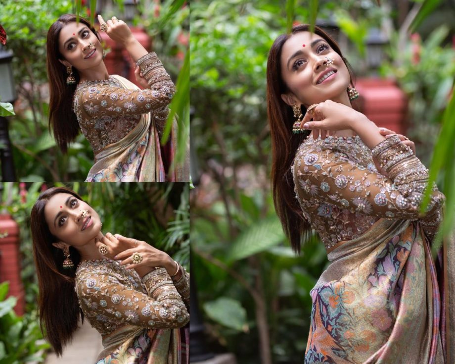 Saree Or Lehenga: Explore The Latest Shriya Saran’s Exquisite Ethnic Outfits For Wedding Season 896493