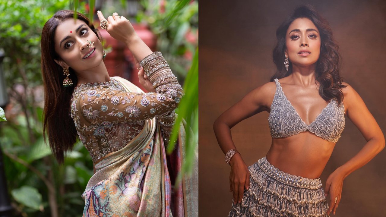 Saree Or Lehenga: Explore The Latest Shriya Saran’s Exquisite Ethnic Outfits For Wedding Season 896490