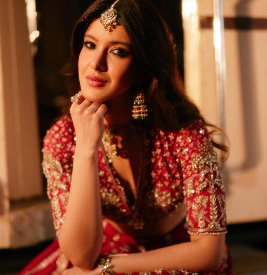 Shanaya Kapoor Looks Regal in Red Ethnic Outfits, Earns Praise From Proud Dad Sanjay Kapoor! 894014
