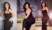 Shilpa Shetty Looks Gorgeous in a Black Halter-neck Bodycon Dress, Watch Video!