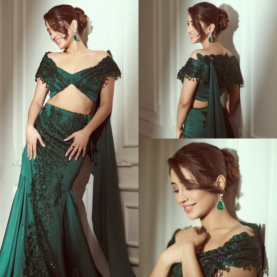Shivangi Joshi Stuns In Green Lehenga Set, Rajiv Adatia Calls Her, 