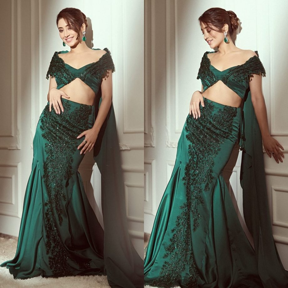 Shivangi Joshi Stuns In Green Lehenga Set, Rajiv Adatia Calls Her, 