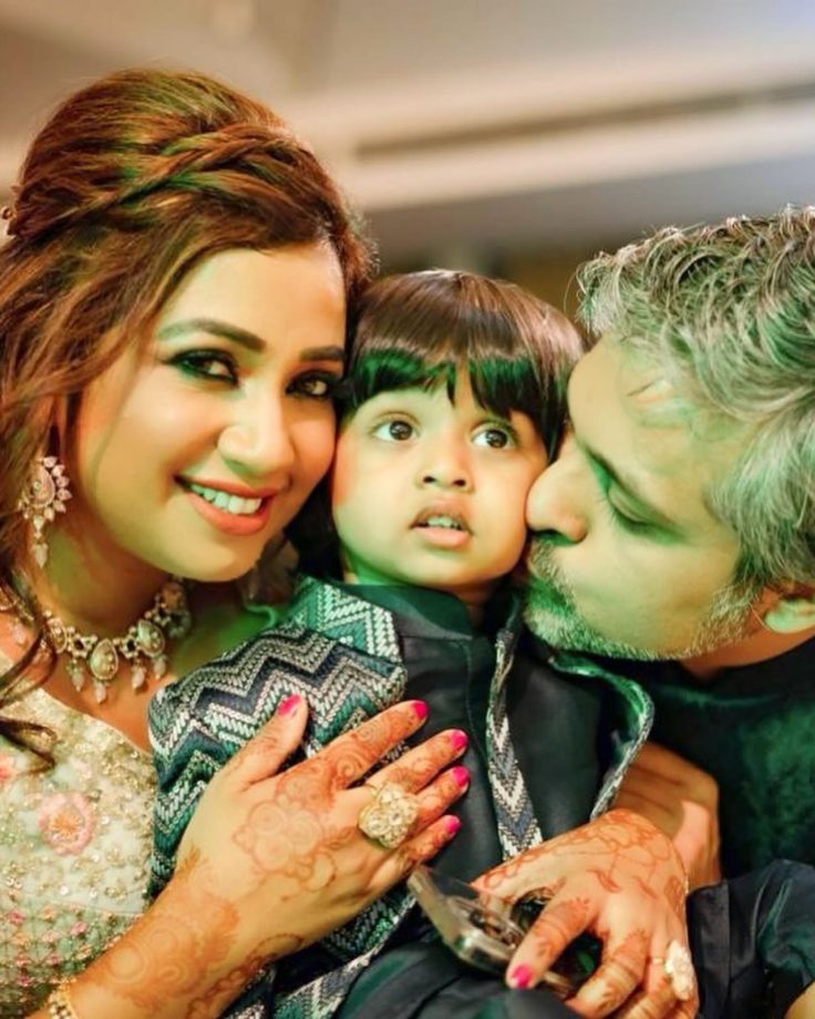 Shreya Ghoshal Celebrates Her Son Devyaan's 3rd Birthday With Sweet Family Pictures 896360
