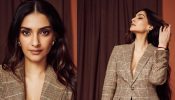 Sonam Kapoor Flaunts Her Bossy Style in a Brown Blazer and Black Pants