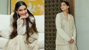Sonam Kapoor Looks Stunning In A Neutral Beaded Blazer And Skirt 894675