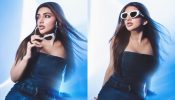 Sreeleela Rocks Denim Fashion in a Blue Top and Pencil Skirt, See Photos!