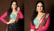 Sreemukhi Flaunts her Desiness in a Black Lehenga Set with an Embroidered Blouse, See Photos! 895367