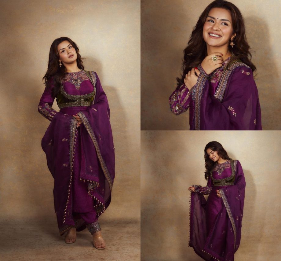 Surbhi Jyoti To Jannat Zubair: TV Actresses' Inspired Purple Ethnic Outfits To Slay At The Festive Season 895986