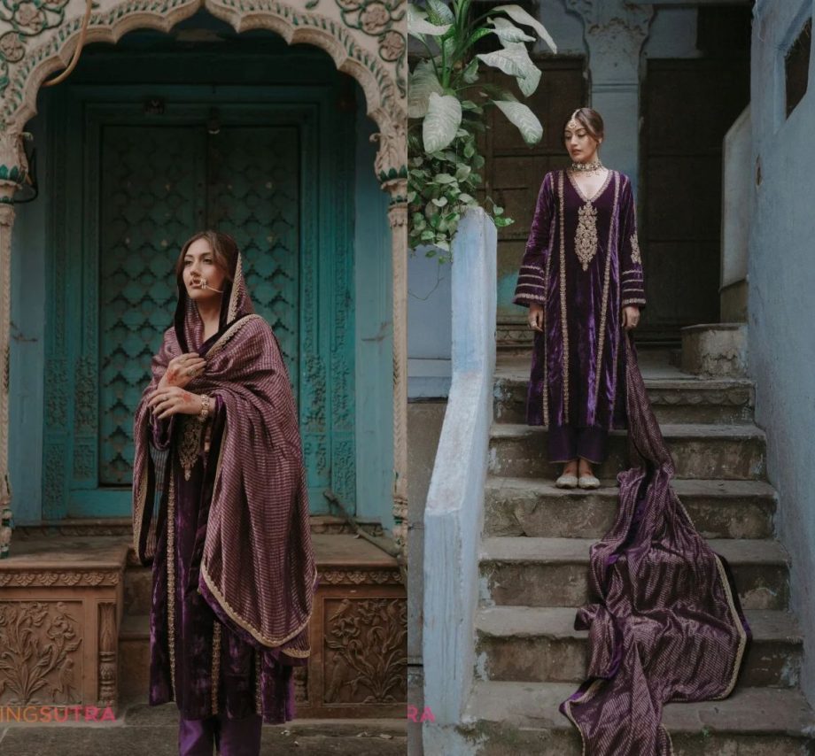 Surbhi Jyoti To Jannat Zubair: TV Actresses' Inspired Purple Ethnic Outfits To Slay At The Festive Season 895987
