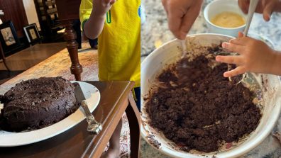 Sweet Moments: Kareena Kapoor Shares Heartwarming Pictures of Her Sons Making a Cake for Mother’s Day!