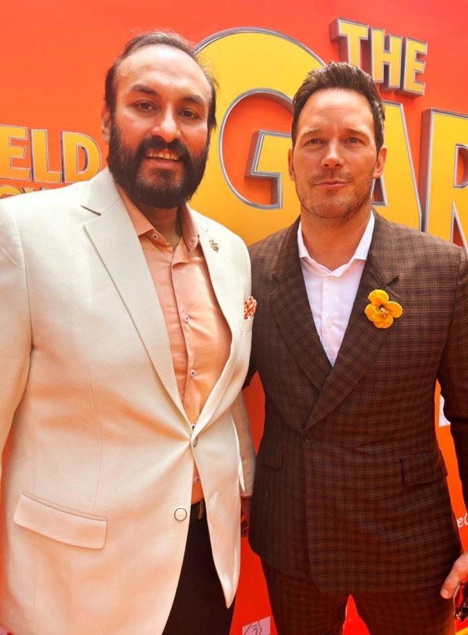 “THE GARFIELD MOVIE” PRODUCER NAMIT MALHOTRA CELEBRATES BLOCKBUSTER HIT ALONGSIDE CHRIS PRATT AND CAST AT LOS ANGELES PREMIERE 896147