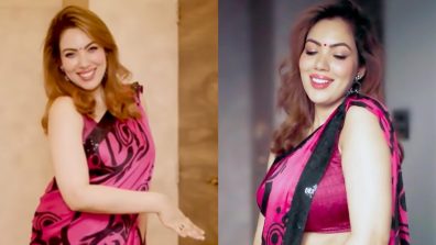 TMKOC’S Munmun Dutta Grooves In Pink Satin Saree On ‘Gulabi Sadi’ Fan Says, ‘Jetalal Toh….”