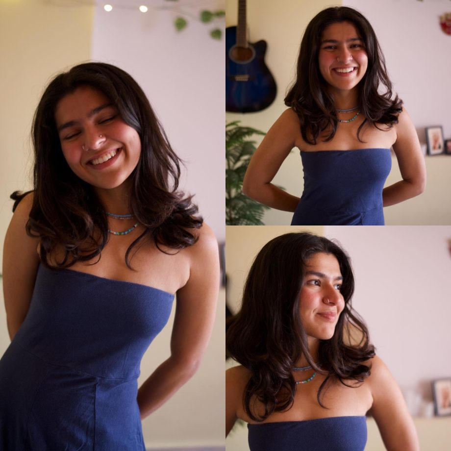 TMKOC'S Nidhi Bhanushali Rocks Summer Vibe In Cool Strapless Dress 894980