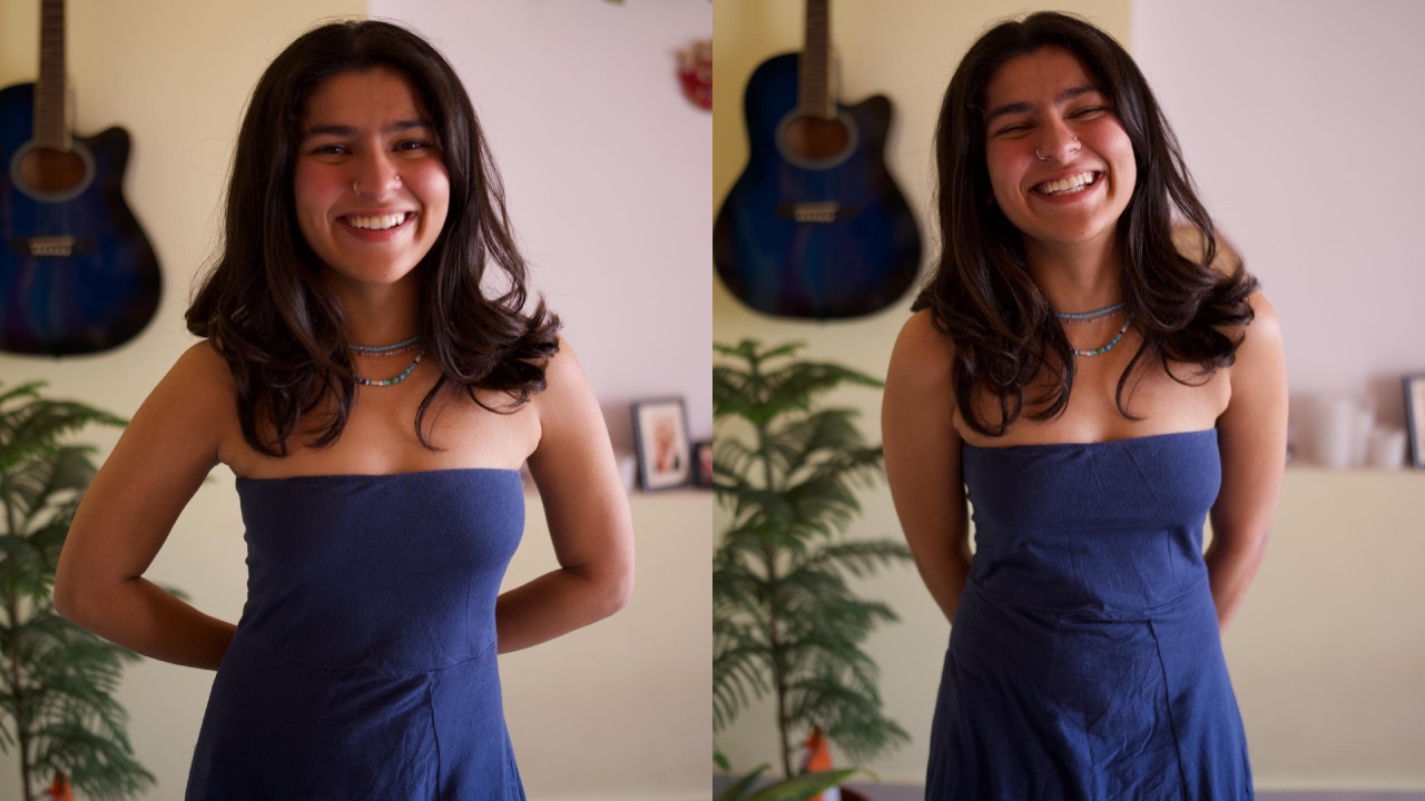 TMKOC'S Nidhi Bhanushali Rocks Summer Vibe In Cool Strapless Dress 894981