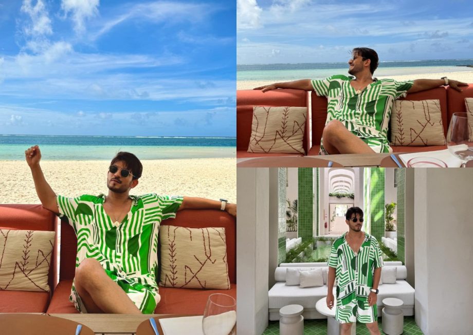 Vacay Goals: Arjun Bijlani's Summer Chill In Comfy Striped Co-ords 894092