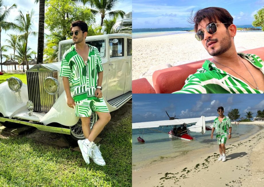 Vacay Goals: Arjun Bijlani's Summer Chill In Comfy Striped Co-ords 894093
