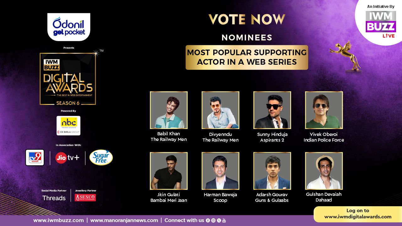 Vote Now: Most Popular Supporting Actor In A Web Series: Babil Khan, Divyenndu, Sunny Hinduja, Vivek Oberoi, Jitin Gulati, Harman Baweja, Adarsh Gourav, Gulshan  Devaiah 895792