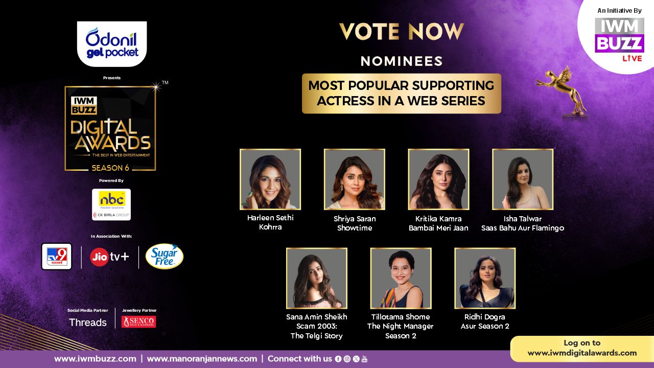 Vote Now: Most Popular Supporting Actress In A Web Series: Harleen Sethi, Shriya Saran, Kritika Kamra, Isha Talwar, Sana Amin Sheikh, Tillotama Shome, Ridhi Dogra 895741