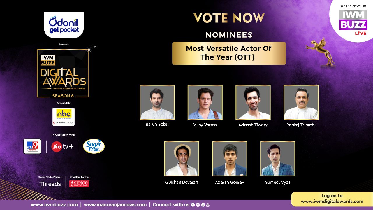 Vote Now: Most Versatile Actor Of The Year (OTT): Barun Sobti, Vijay Varma, Avinash Tiwary, Pankaj Tripathi, Gulshan Devaiah, Adarsh Gourav, Sumeet Vyas 895507
