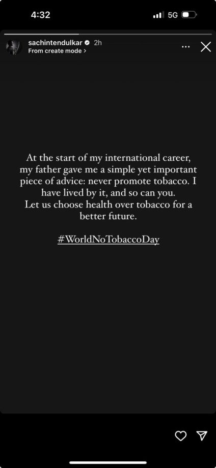 World No Tobacco Day 2024: Sachin Tendulkar Shares A Piece Of Advice His Father Taught Him 897832