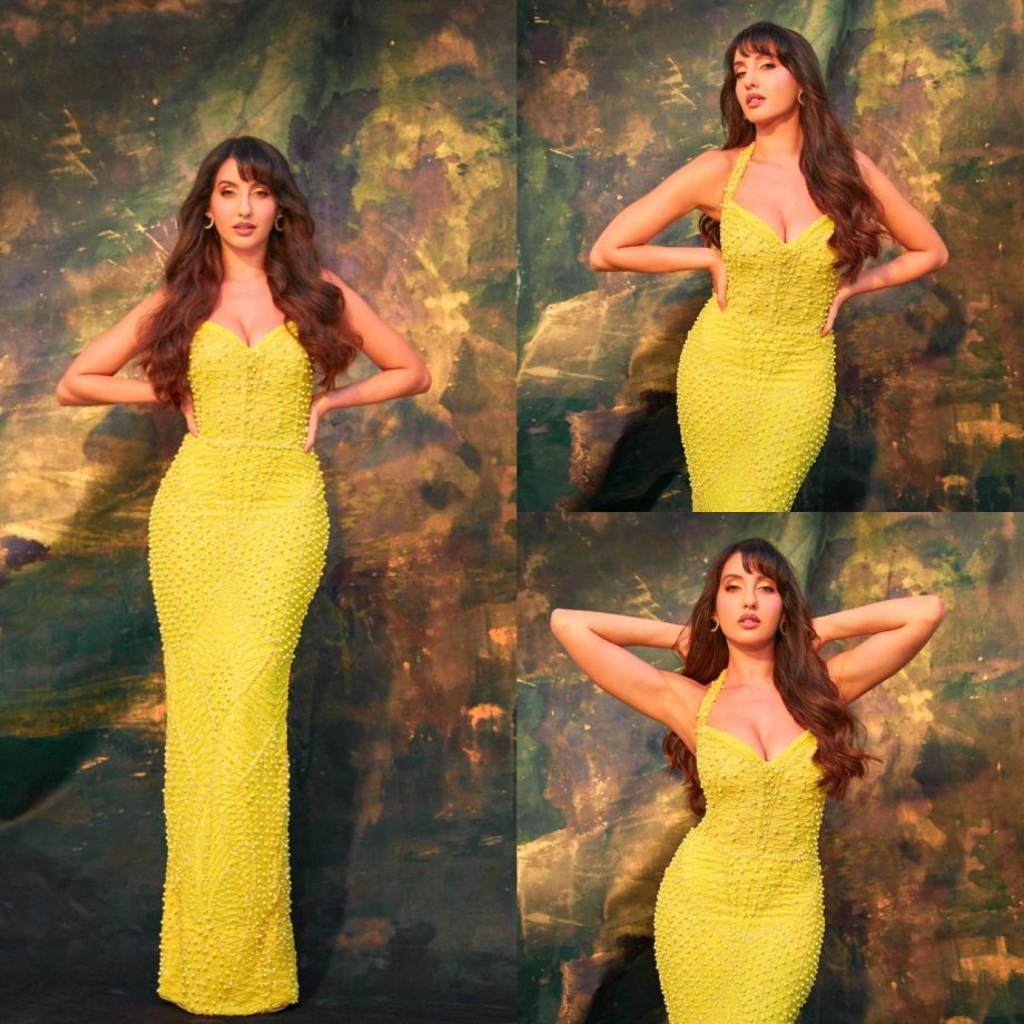 10 Times Nora Fatehi Stuns In Body-Hugging Gowns, Proving Her Perfect Bollywood Figure 901743