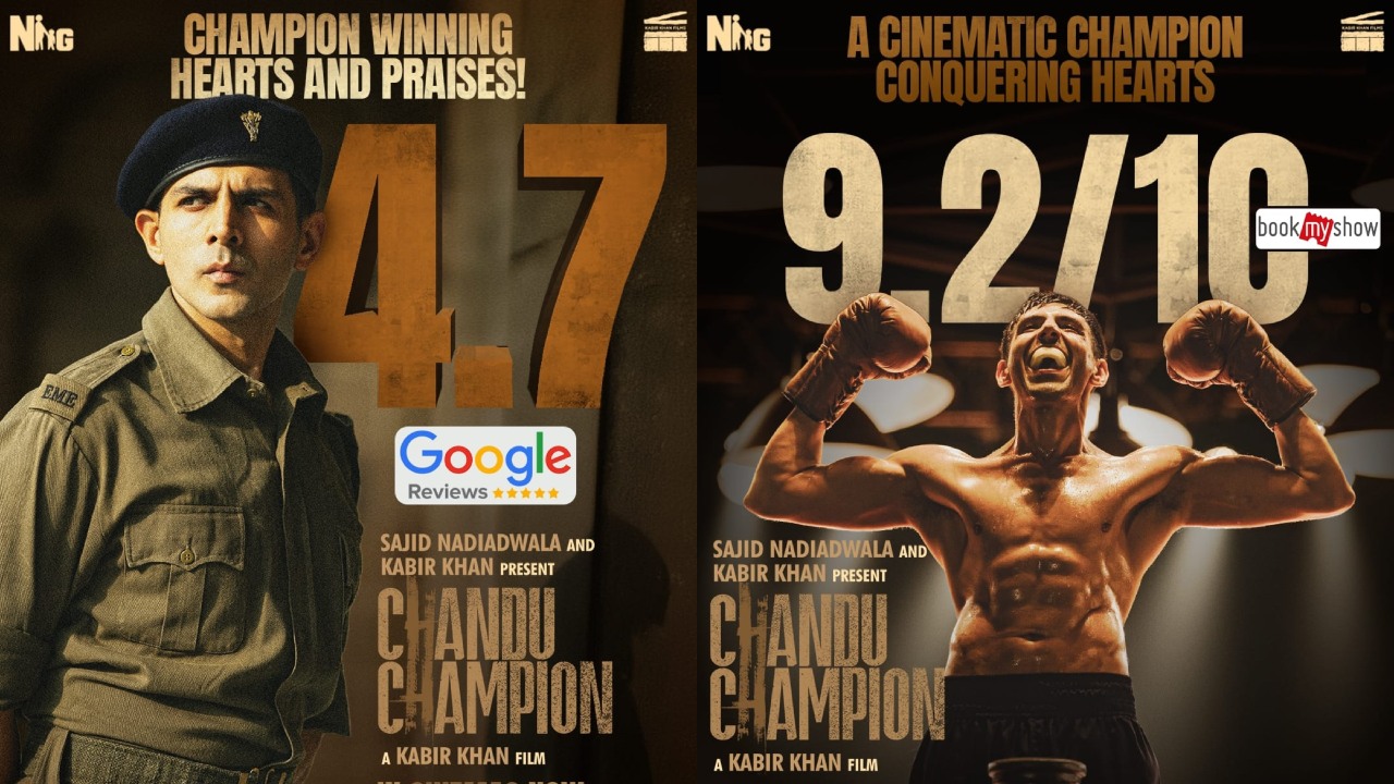 Chandu Champion collects the highest ratings of this quarter across platforms! 900615