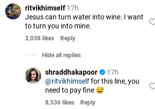 A Fan Comment On Shraddha Kapoor's Instagram Post Leaves Stree 2 Actress In Singing Mood 901793
