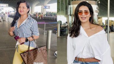 Airport Fashion: Rashami Desai And Karishma Tanna Flaunts Their Swag In Trendy Casual Looks