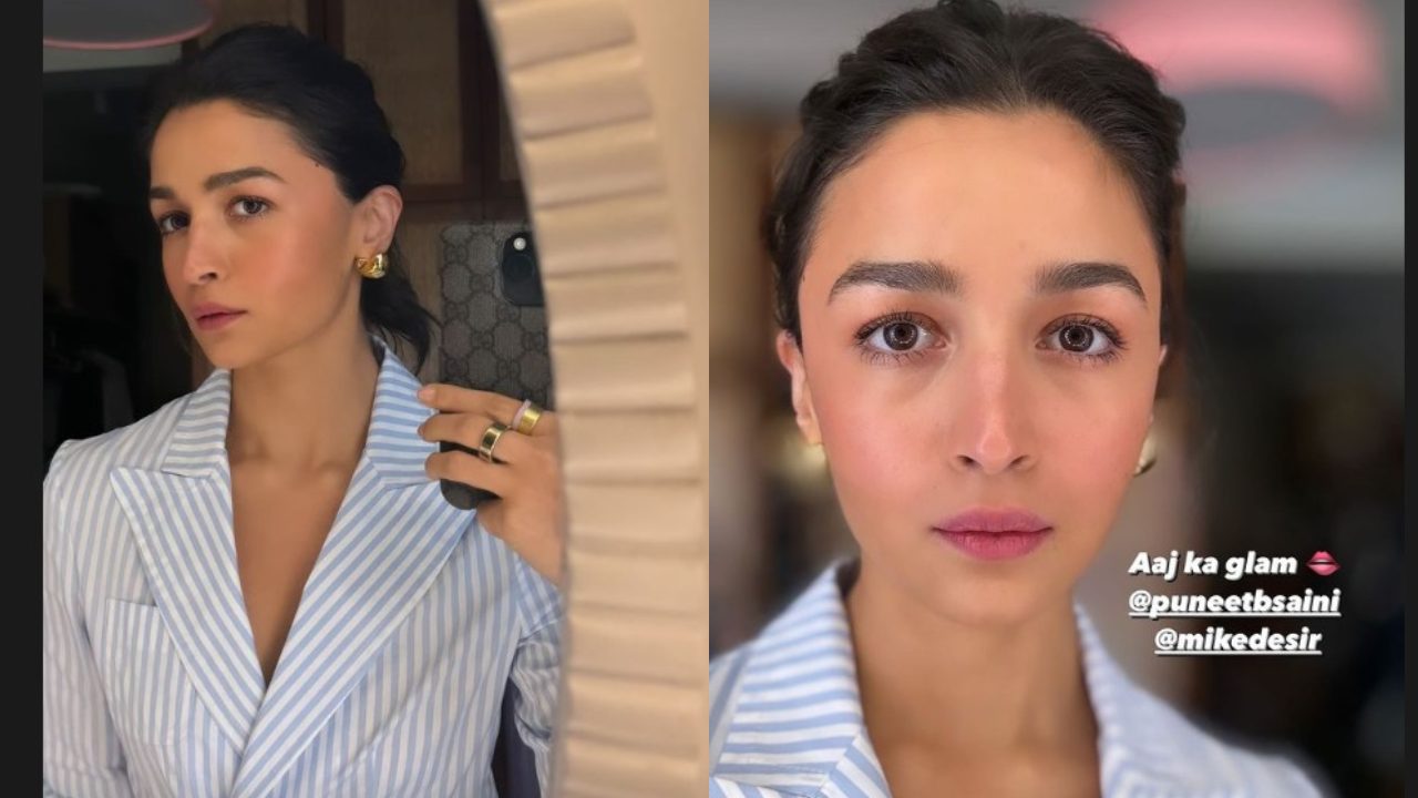 Alia Bhatt Gives ‘Bossy’ Vibes In Striped Blazer Look, Checkout Photos! 901211