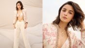 Alia Bhatt Turns Heat In Off-White Jacket Set With Plunging Neckline Bralette, See Photos!