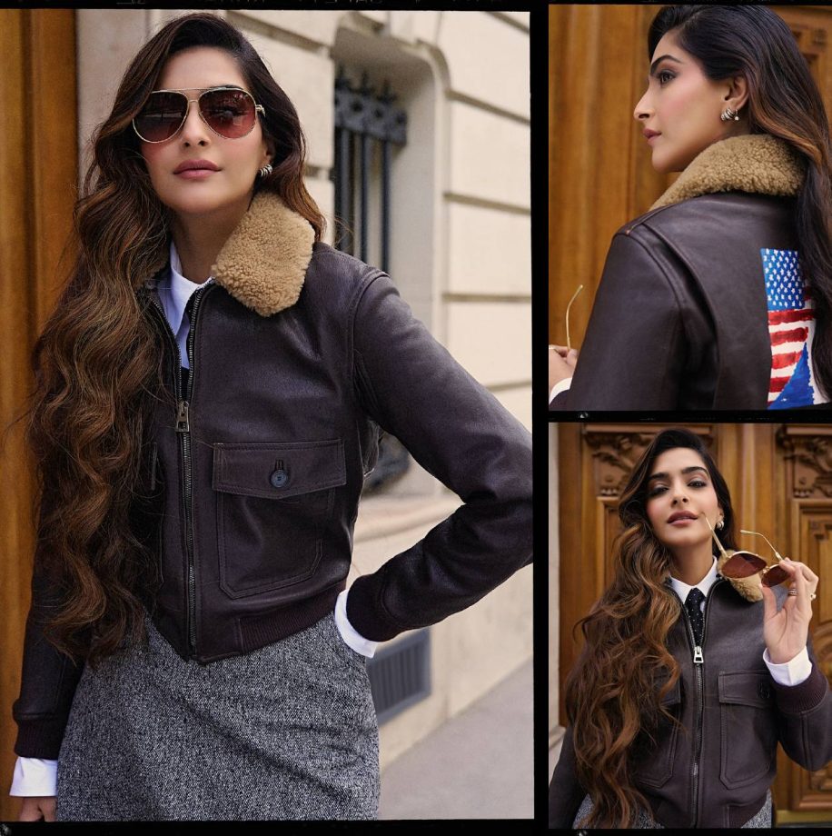 Anil Kapoor All Hearts As Daughter Sonam Kapoor Flaunts Her Style In Jacket And Skirt, See Photos! 903089