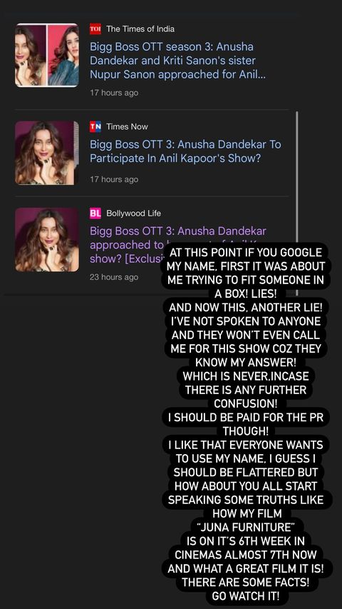 Anusha Dandekar reacts to ex-beau Jason Shah talking about how she tried to 'fit him in her box' 898701