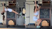 Anushka Sen Sets The Fitness Bar High With Her Intense Pilates Workout, Watch!
