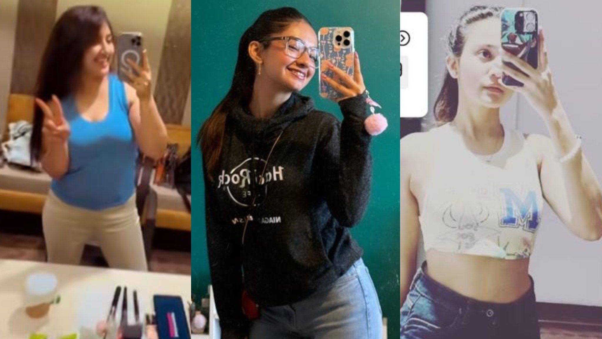 Ashi Singh, Ashnoor Kaur, And Anushka Sen Show Quirky Side In Mirror Selfies! 899858