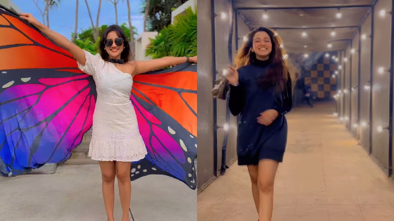 Ashi Singh Turns Butterfly In White Mini Dress With Extended Colorful Wings, See How? 898230