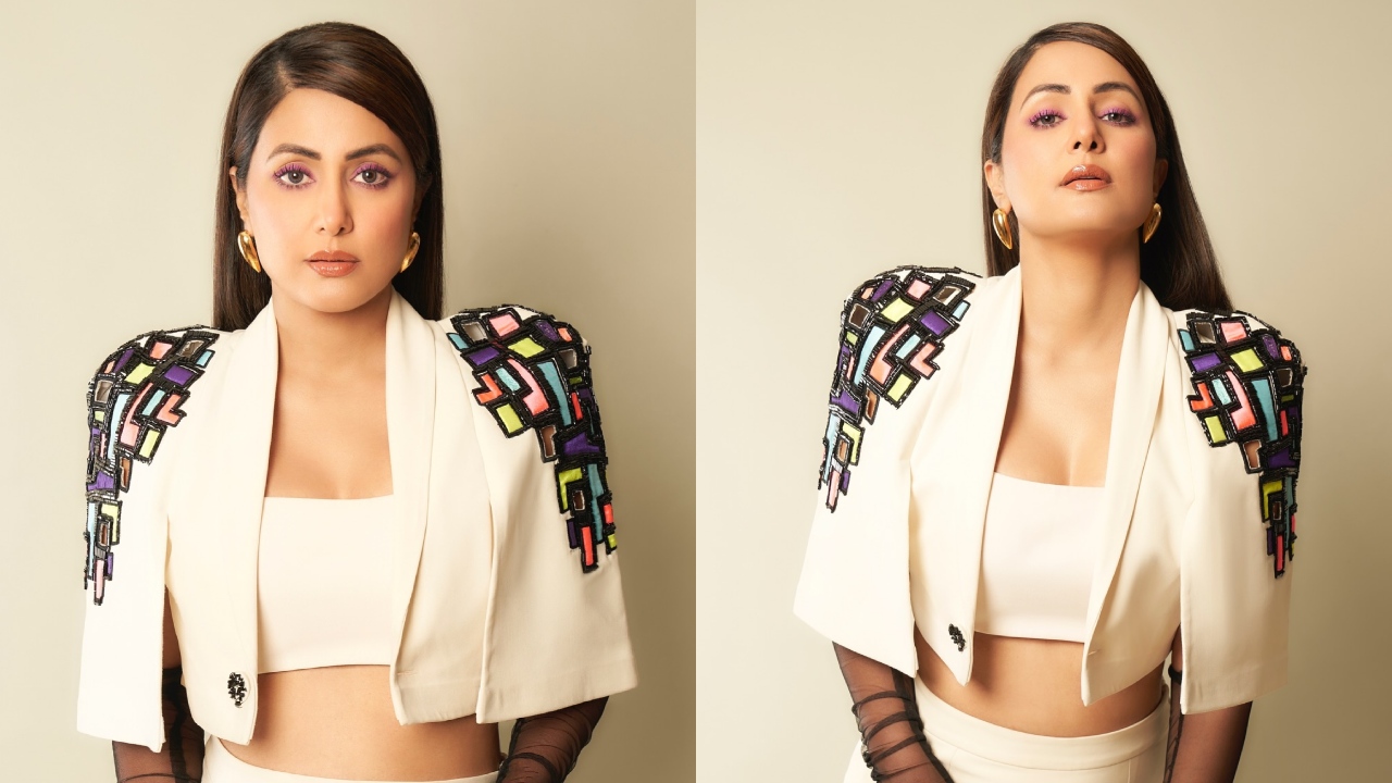 YRKKH Fame Hina Khan Looks Absolutely Breathtaking In Beige Co-Ord Set, See Pics!